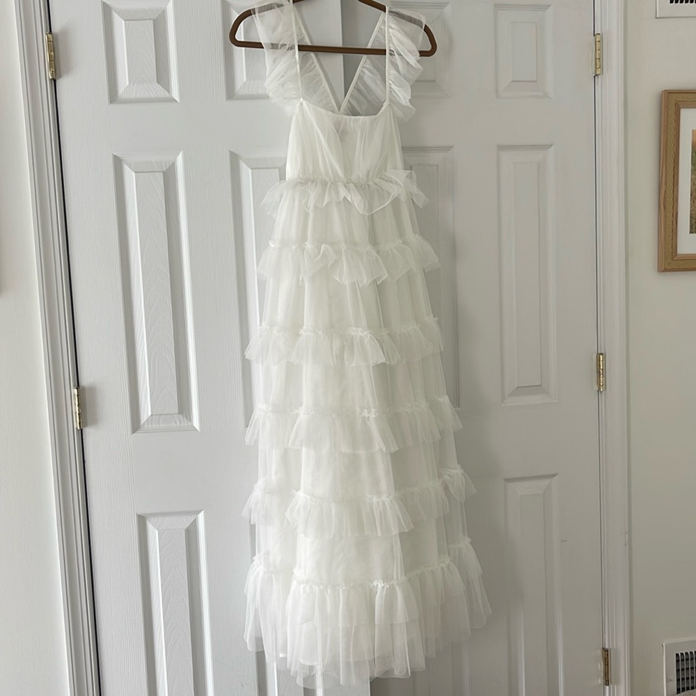 White Show Me Your Mumu Fairytale Maxi Dress